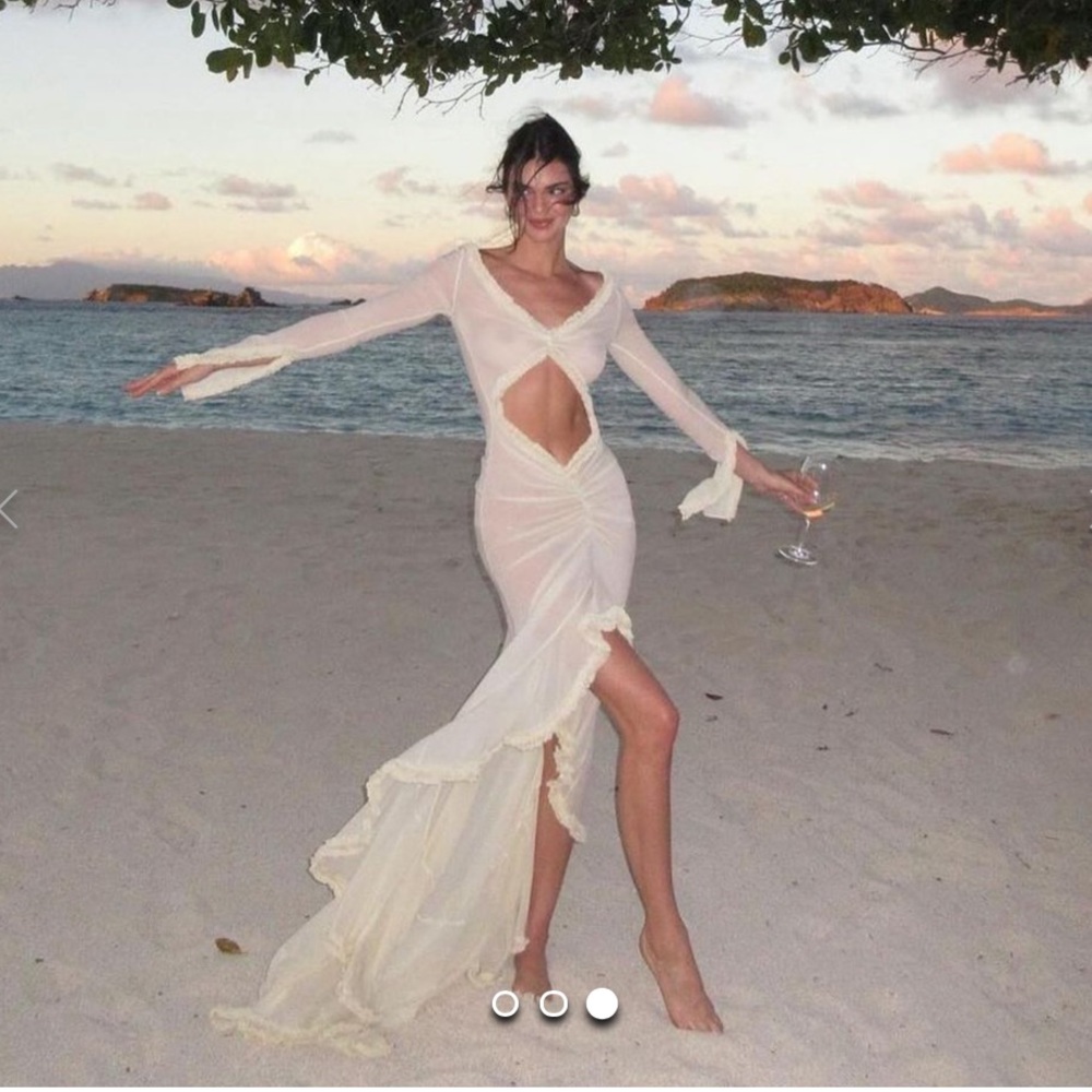 HELSA Hilma Cream Dress